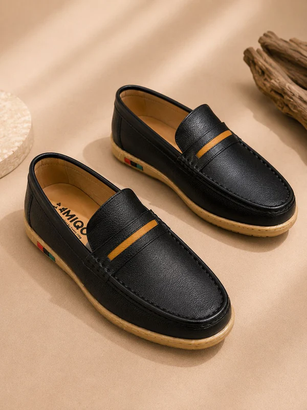 Genuine Cow Leather Loffer With D.Insole (504)-image