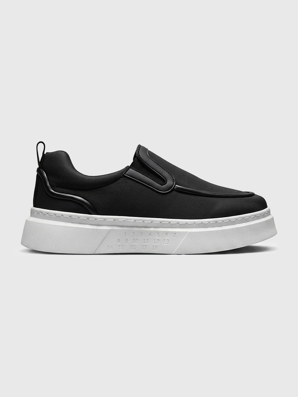 UrbanCore Sweat Casual Sneakers Black - SU010