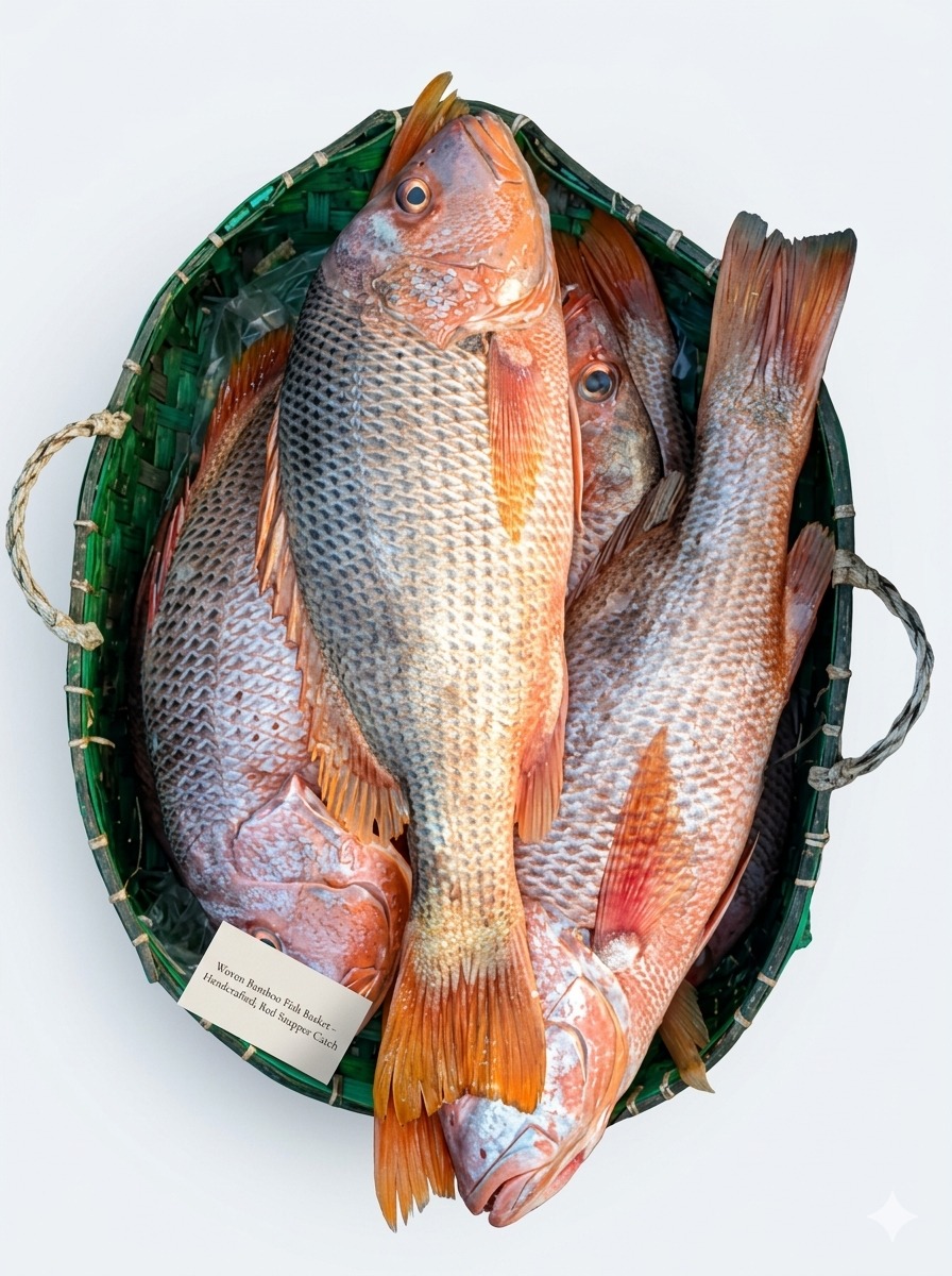 Fresh Red Snapper (1-3 kg each) - ফ্রেশ স্ন্যাপার (প্রতি পিস ১-৩ কেজি)