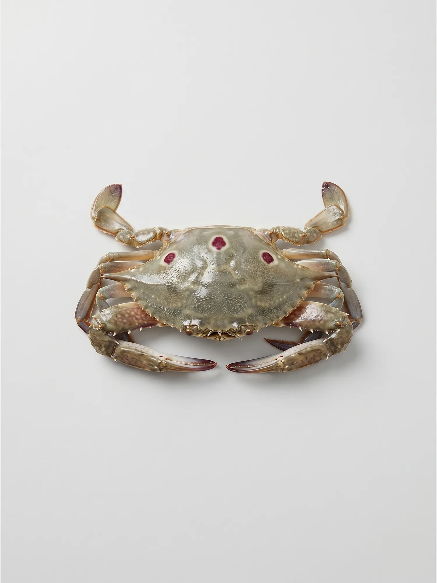 Whole Three Spot Crab (6-8 pcs per kg) – আস্ত থ্রি স্পট ক্র্যাব (প্রতি কেজিতে ৬-৮ পিস)