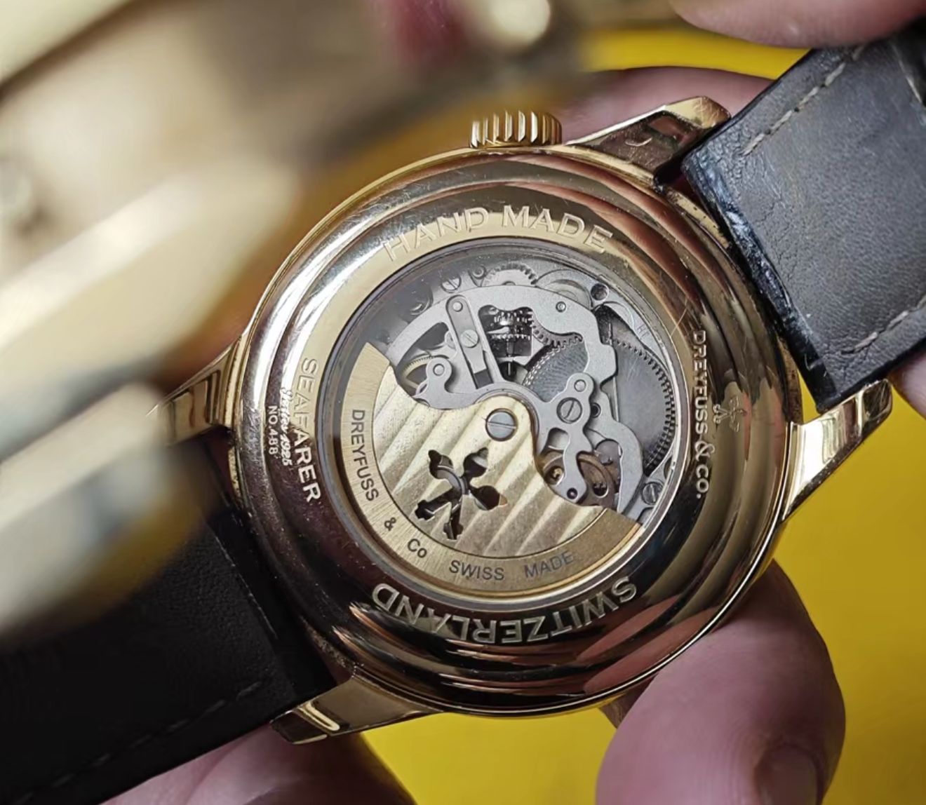 Dreyfuss & Co 1925 Open-Heart Men’s Swiss Made Automatic Watch