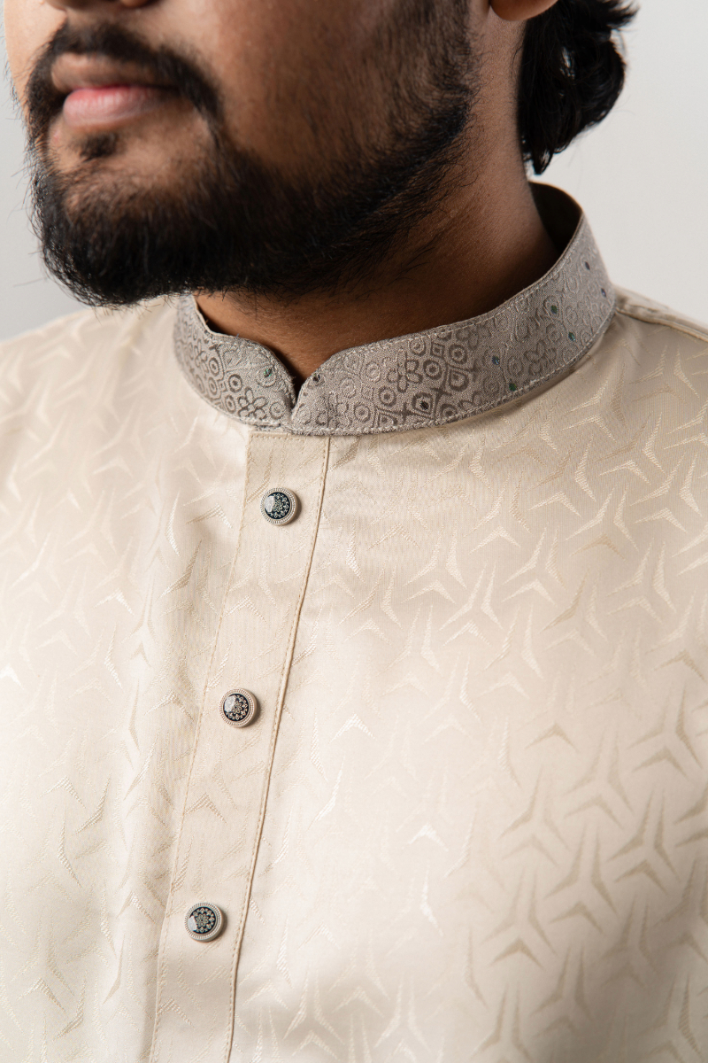 Bamiyan - Premium Contrast Panjabi